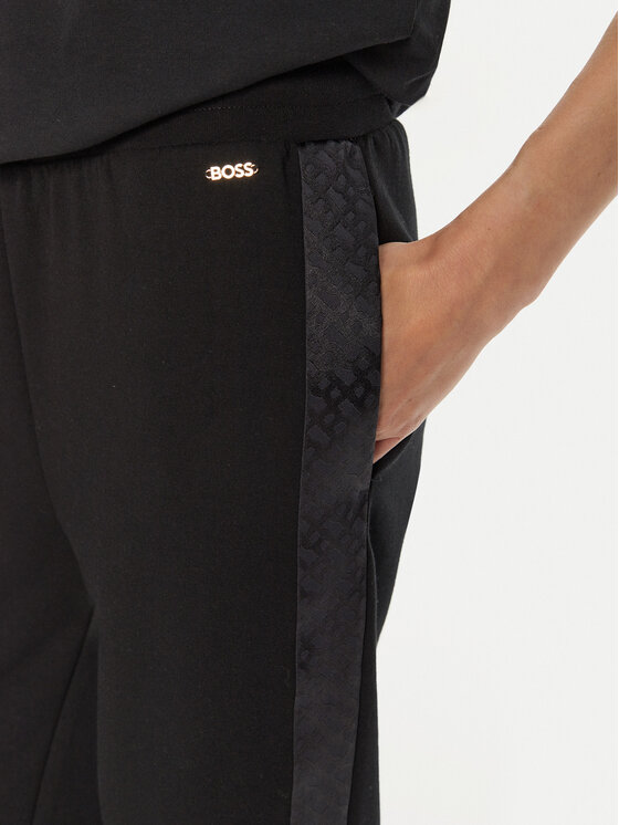 BOSS Boss Spodnji del trenirke 50527302 Črna Regular Fit