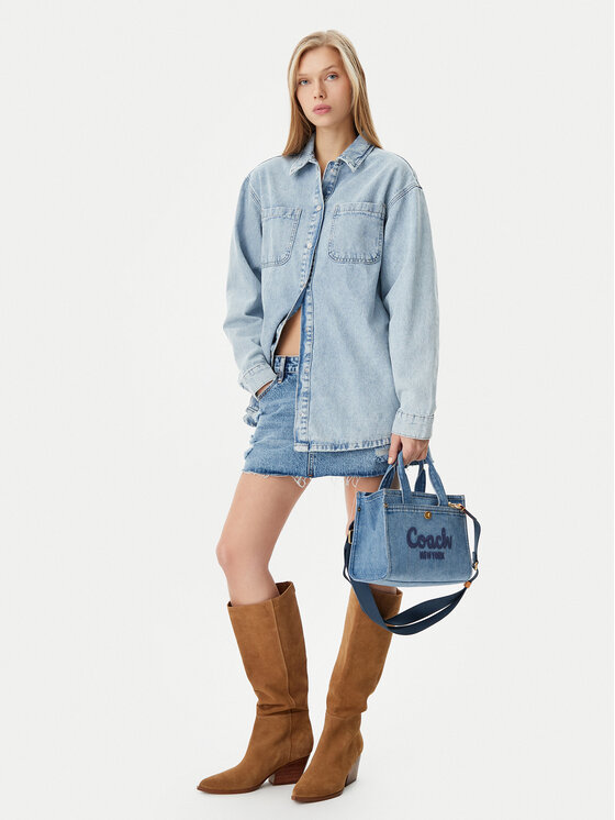 Coach Coach Handtasche Cargo CR659 Dunkelblau