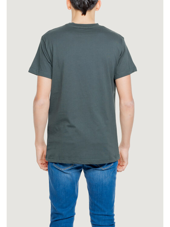 The Bomber The Bomber T-shirt The Bomber Logo Verde Shirt Fit