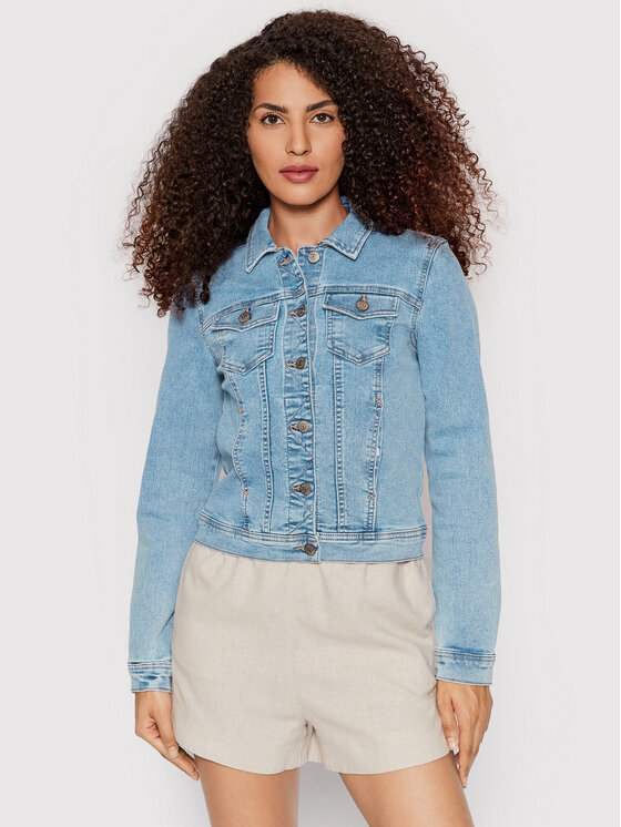 ONLY Džínsová bunda Wonder 15243147 Modrá Regular Fit