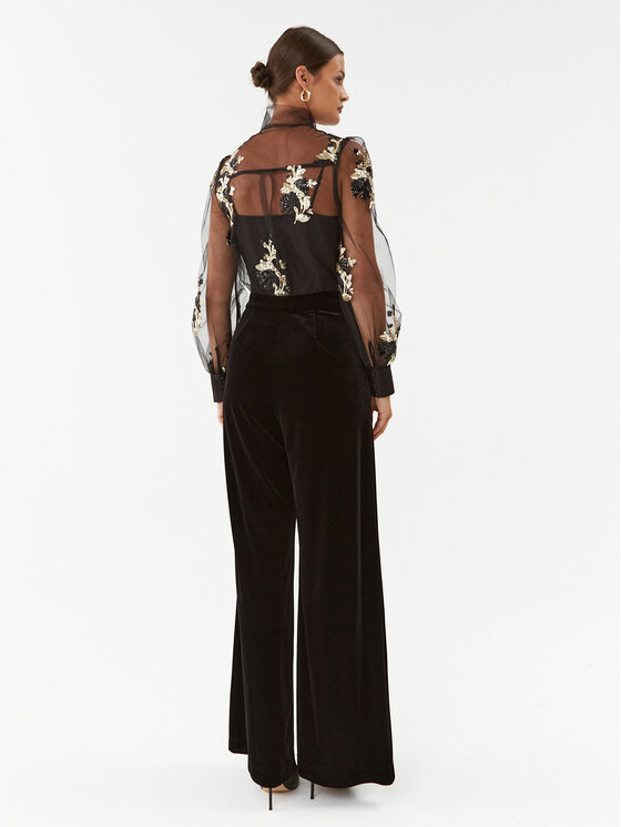 Silvian Heach Silvian Heach Kombinezon Suit GPA23303TU Črna Regular Fit