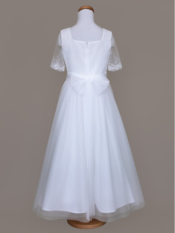 SLY SLY Sukienka 5SM-03A Biały Comfortable Fit