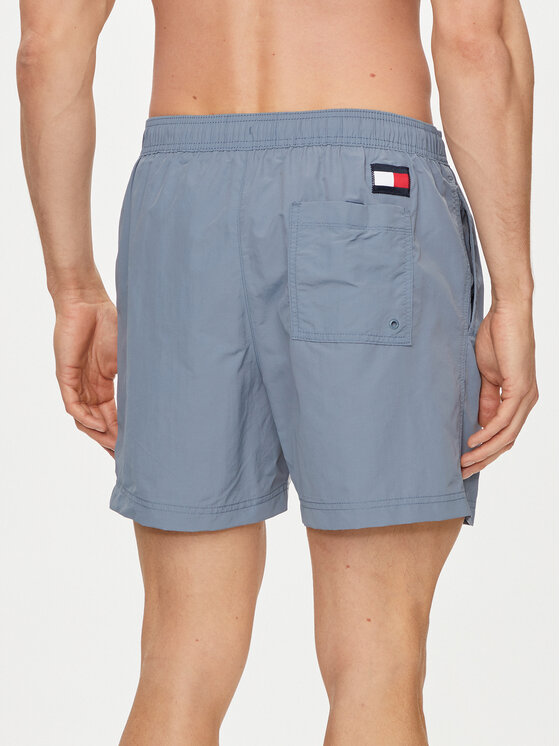 Tommy Hilfiger Tommy Hilfiger Шорти для плавання UM0UM02048 Голубий Slim Fit