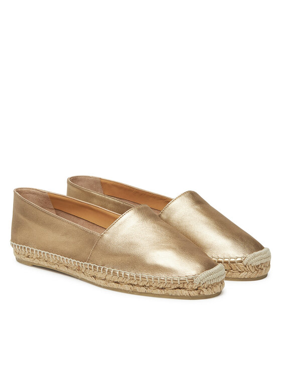 Castañer Castañer Espadrilky Kenda/118 025708 Zlatá