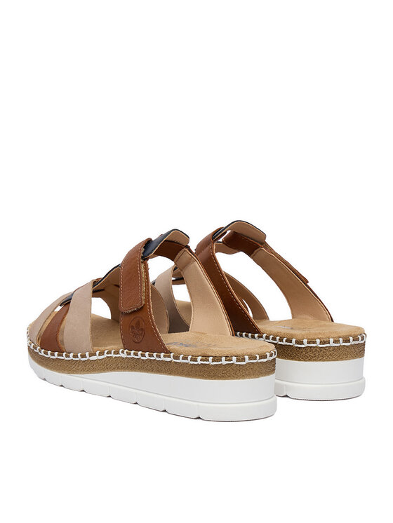 Rieker Rieker Pantoletten CEO-V1291-90 Hellbraun