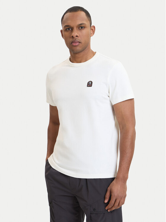 Parajumpers Parajumpers T-shirt Elio 26SMPMTSRJ02 Bianco Regular Fit