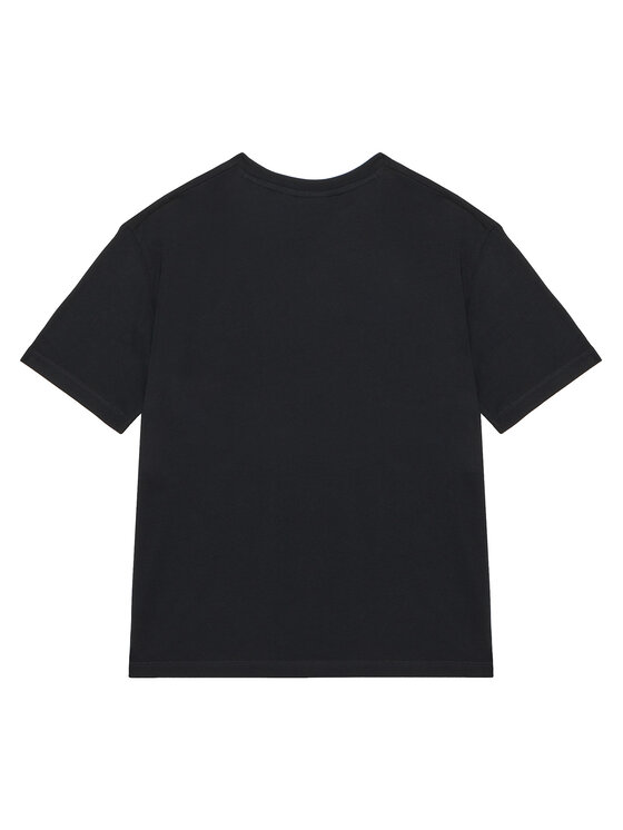 Napapijri Napapijri T-Shirt S-Acadia NP0A8B3J Μαύρο Loose Fit