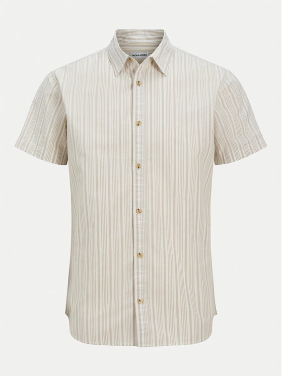 Jack&Jones Jack&Jones Cămașă Joshua 12269135 Bej Comfort Fit