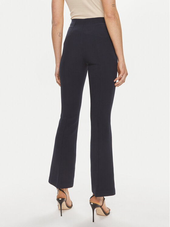 ONLY ONLY Hlače Astrid 15318359 Tamnoplava Flared Fit