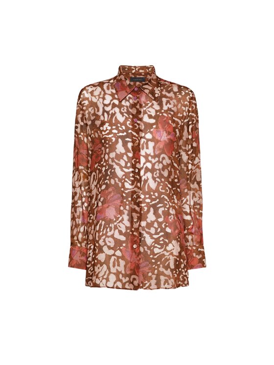 Elena Mirò Elena Mirò Camicia 5155P200217N041 Rosa Regular Fit