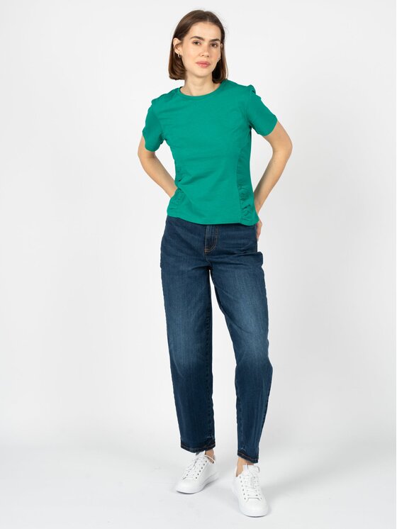 Silvian Heach Silvian Heach T-shirt CVP23123TS Verde Slim Fit