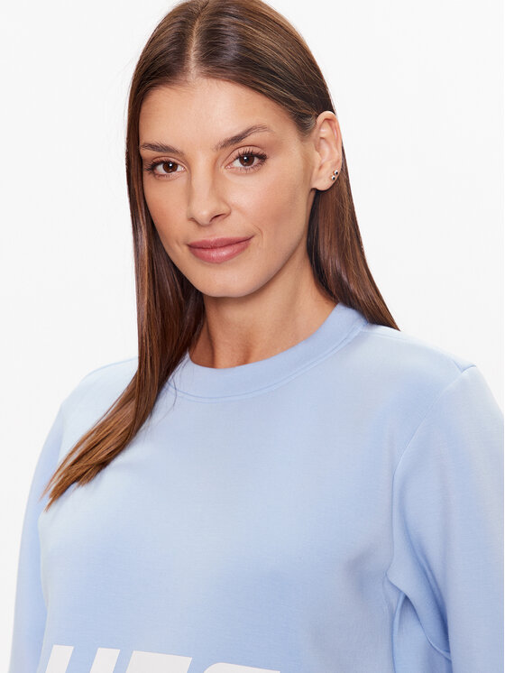Guess Guess Felpa V3YQ02 K7UW2 Celeste Oversize