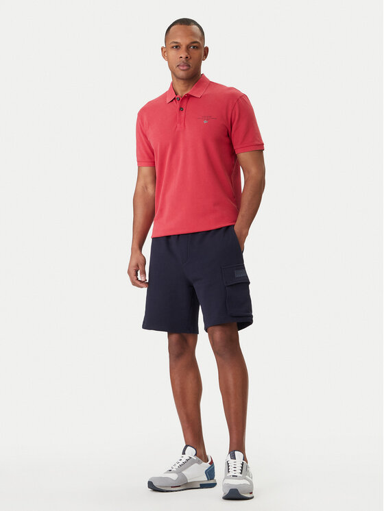 Napapijri Napapijri Polo Elbass SS 4 NP0A4GDL Sarkans Regular Fit