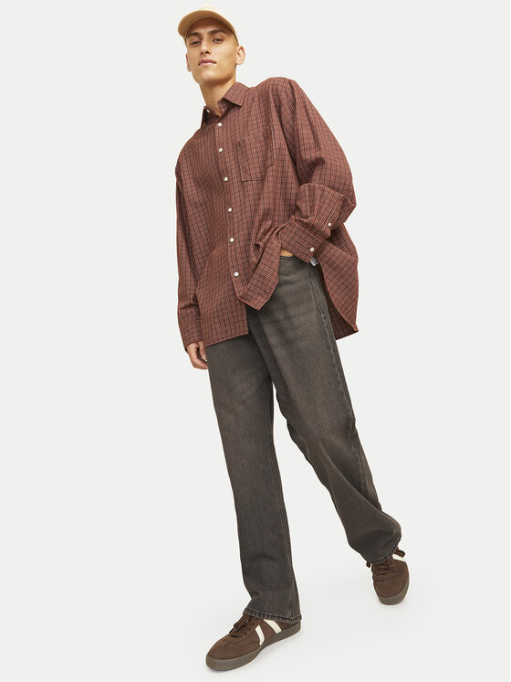 Jack&Jones Jack&Jones Traperice Ron Original 12270068 Crna Baggy Fit