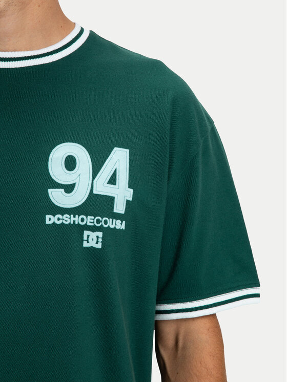 DC Shoes DC Shoes T-krekls Skateball Jersey EDYKT03542 Zaļš Regular Fit