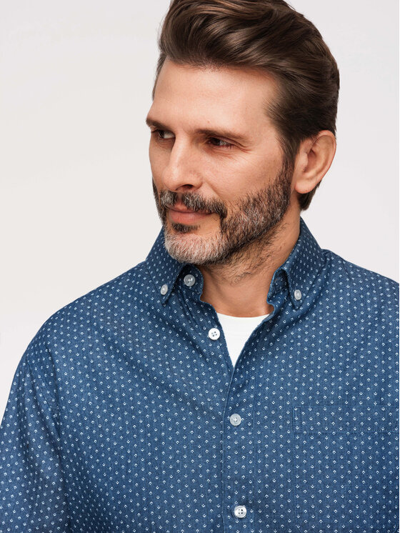 Ombre Ombre Košile K702 Regular Fit
