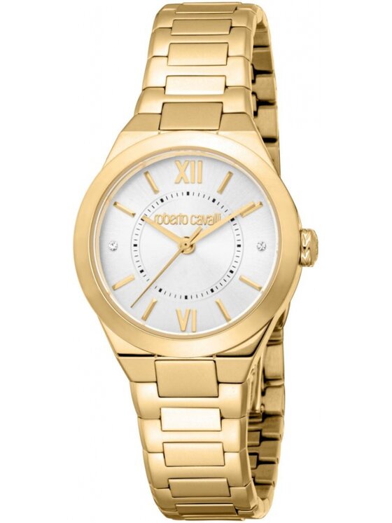 Roberto Cavalli Roberto Cavalli Zegarek RC5L126M0025 Złoty