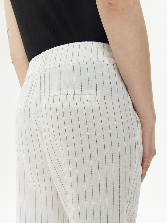 ONLY ONLY Hlače Caro Poptrash 15278710 Bijela Comfort Fit