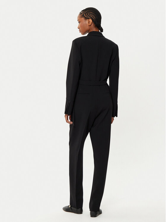 Weekend Max Mara Weekend Max Mara Kezeslábas Baviera 2515241021 Fekete Straight Fit