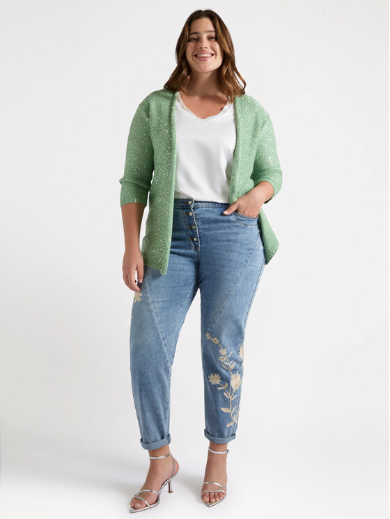 Fiorella Rubino Fiorella Rubino Jeans P594T004871N004 Turchese Regular Fit