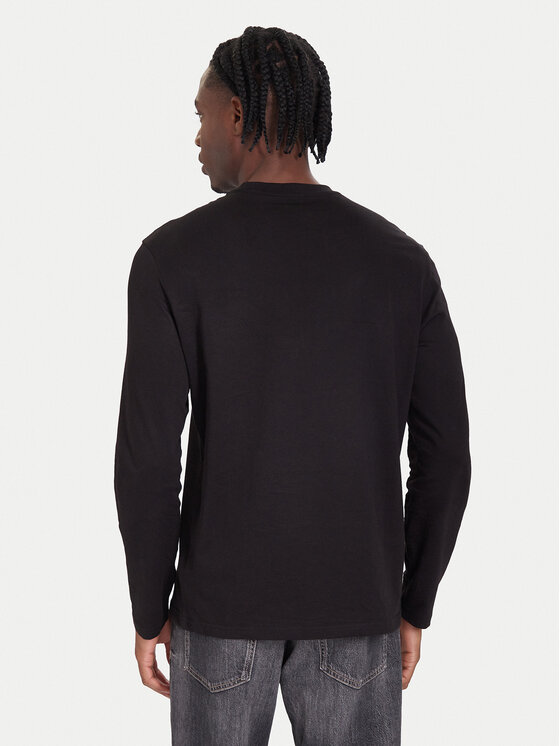 Guess Guess Longsleeve M5BI10 K8FQ4 Czarny Regular Fit