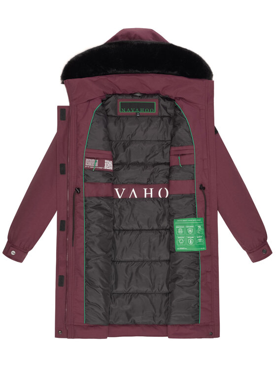 Navahoo Navahoo Kurtka zimowa Kaltwetterretter Bordowy Regular Fit