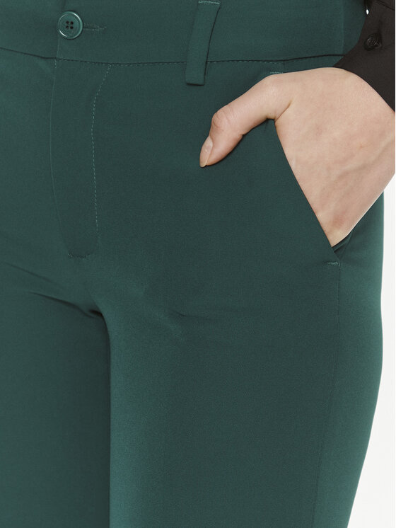 Liu Jo Liu Jo Spodnie materiałowe MF3229 T7896 Zielony Regular Fit
