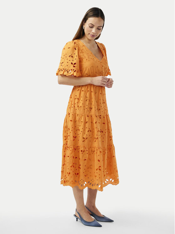 YAS YAS Hétköznapi ruha Kanikka 26033530 Narancssárga Regular Fit