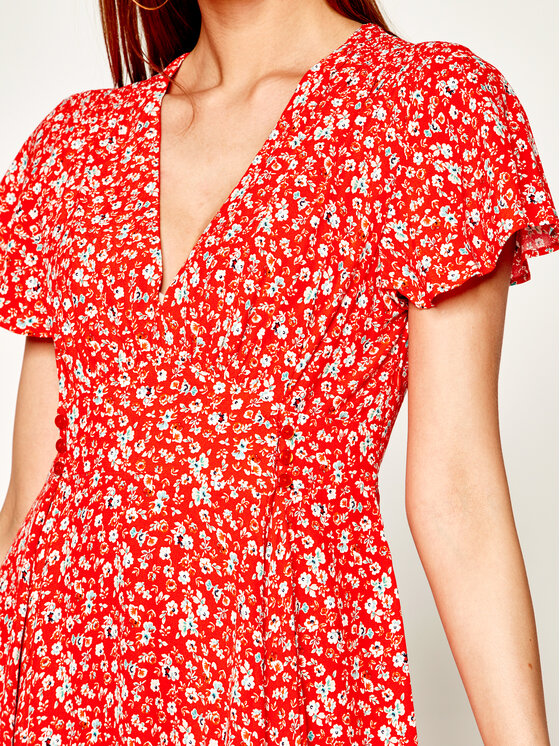 Pepe Jeans Vestito da giorno Anette PL952644 Rosso Regular Fit • Modivo.it