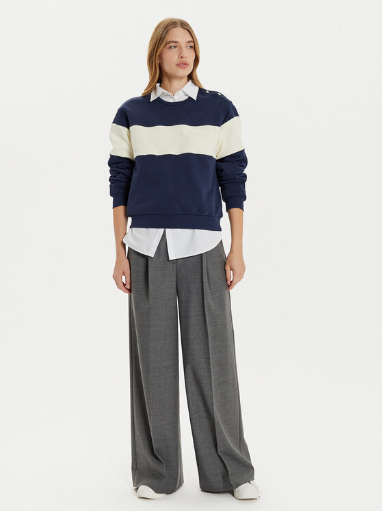 Gant Gant Bluză Color Blocked 4201254 Bleumarin Loose Fit