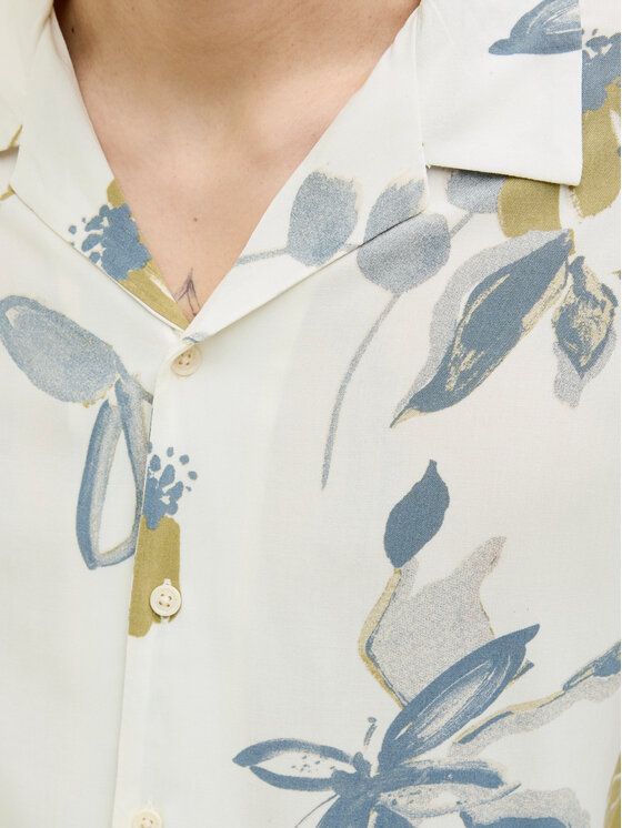 Jack&Jones Jack&Jones Cămașă Luke 12271111 Écru Relaxed Fit