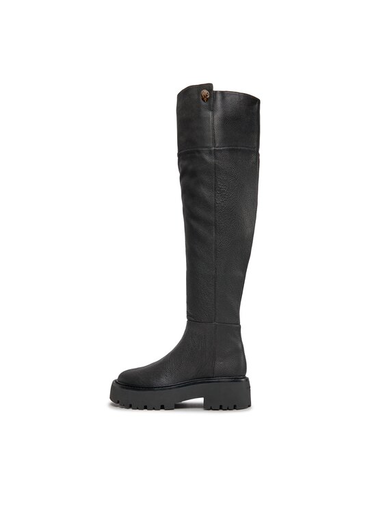 Kurt Geiger Kurt Geiger Kozaki 225-Shoreditch Otk Chunky 655100109 Czarny