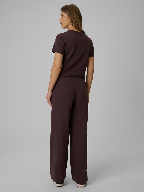 4F 4F Spodnie dresowe basic Brązowy Regular Fit
