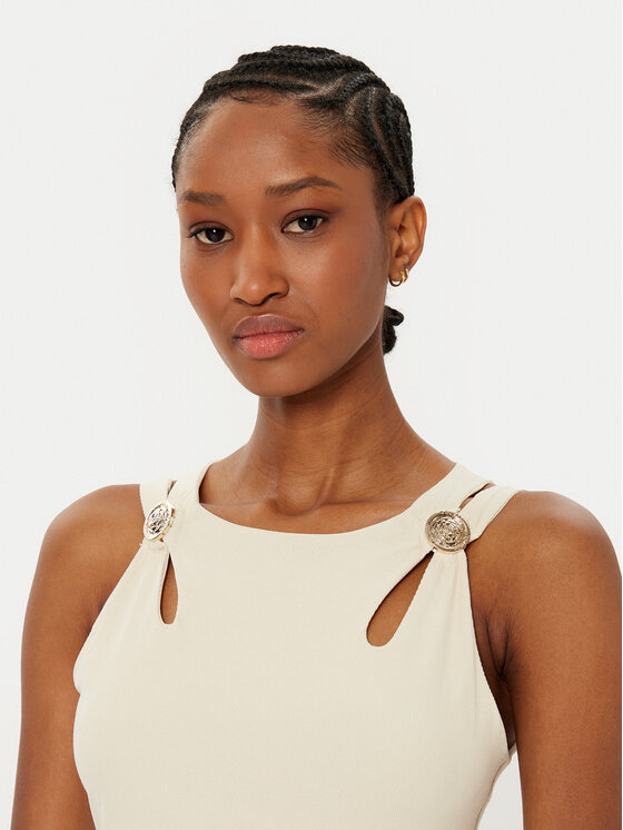 Guess Guess Top W5RP13 KAQL2 Beżowy Regular Fit