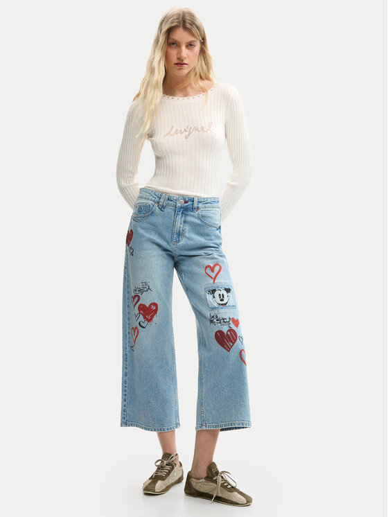 Desigual Desigual Traperice Herry 26SWDD16 Plava Straight Fit