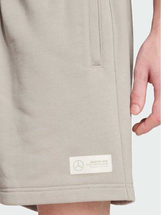 adidas adidas Szorty materiałowe 147251 Beżowy Loose Fit