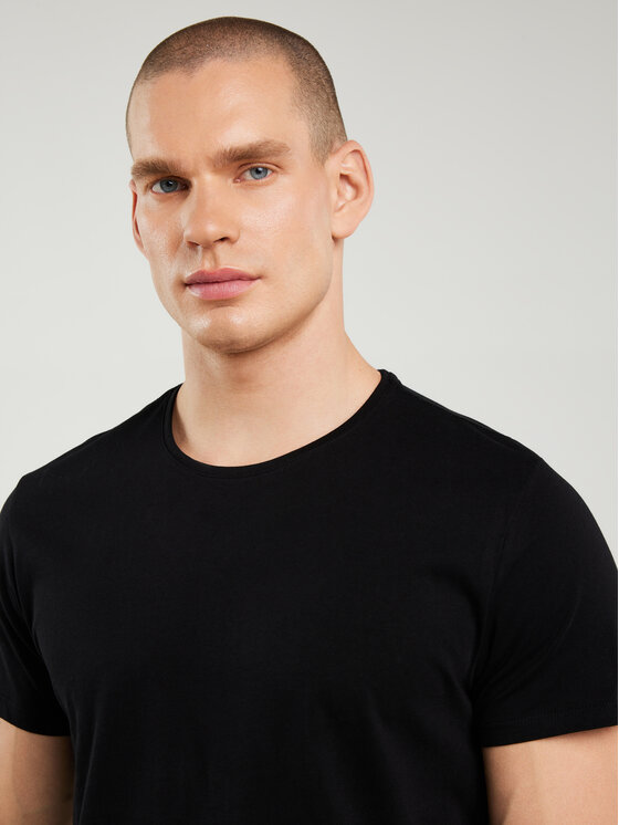 BIG STAR BIG STAR T-Shirt BASIC Czarny Basic Fit