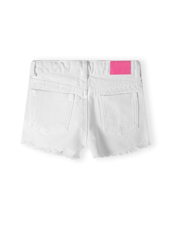 MINOTI MINOTI Szorty jeansowe 18SHORT 43 Biały Regular Fit