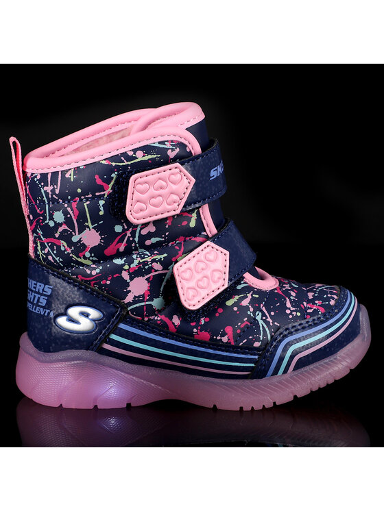 Skechers Skechers Śniegowce Power Paint 302653N/NVMT Granatowy