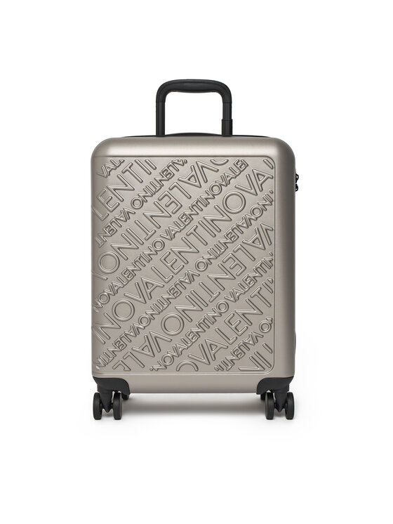 Valentino Valentino Βαλίτσα Καμπίνας Mars VV8MS01S Ασημί
