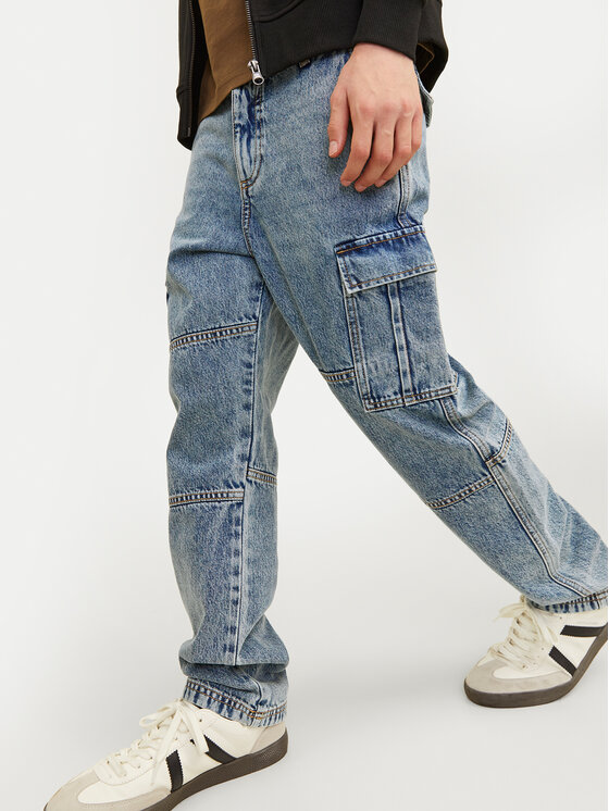 Jack&Jones Junior Jack&Jones Junior Džinsai Chris 12262328 Mėlyna Relaxed Fit