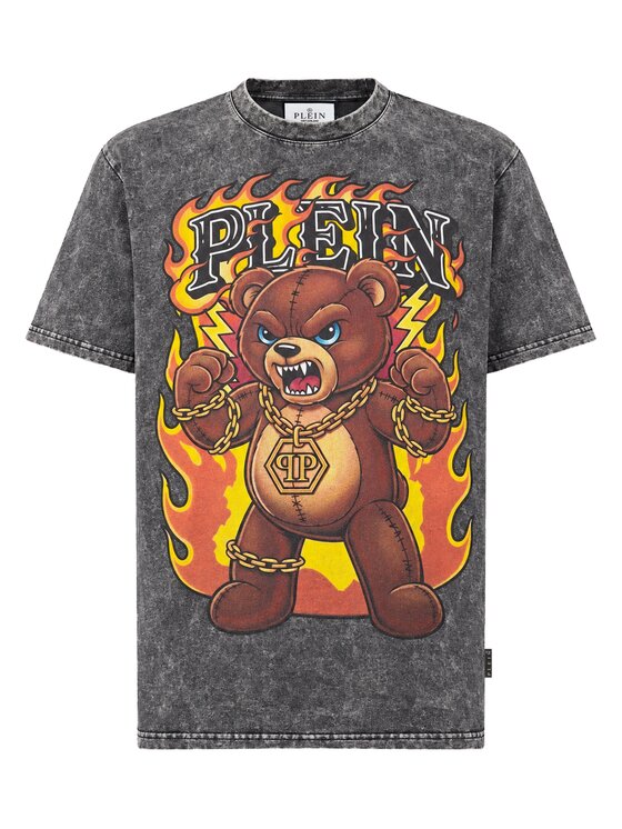 PHILIPP PLEIN PHILIPP PLEIN Tričko 32093 Čierna Regular Fit