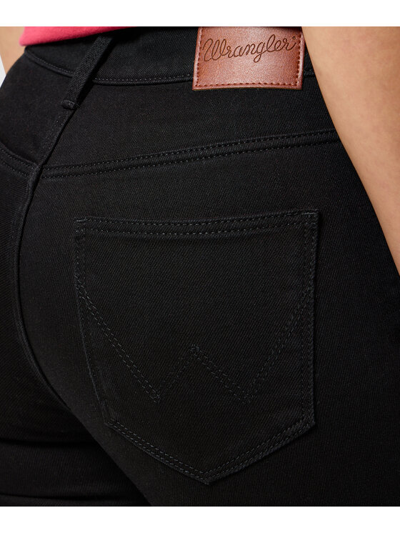 Wrangler Wrangler Jeansy 112355388 Czarny Skin Fit