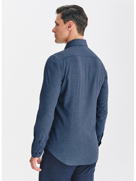 Pako Lorente Pako Lorente Koszula P25WF-1X-017 Granatowy Slim Fit