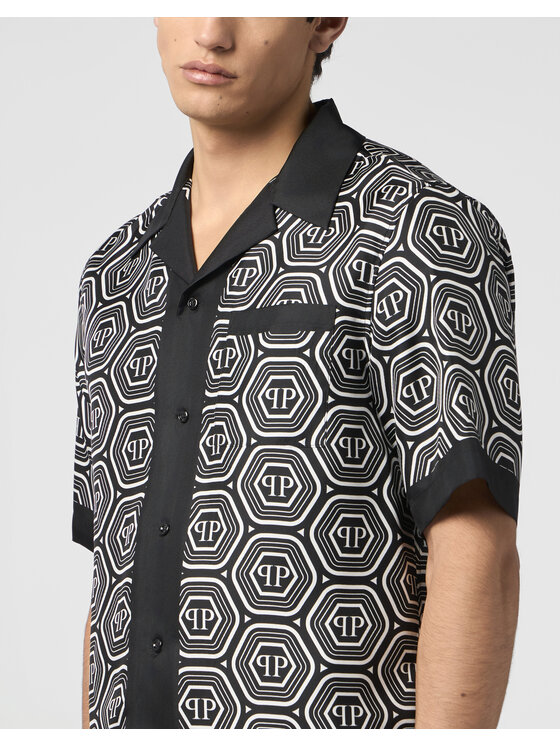 PHILIPP PLEIN PHILIPP PLEIN Koszula 30485 Czarny Regular Fit