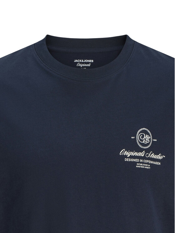 Jack & Jones Jack & Jones Majica Niagara 12293422 Mornarsko modra Regular Fit