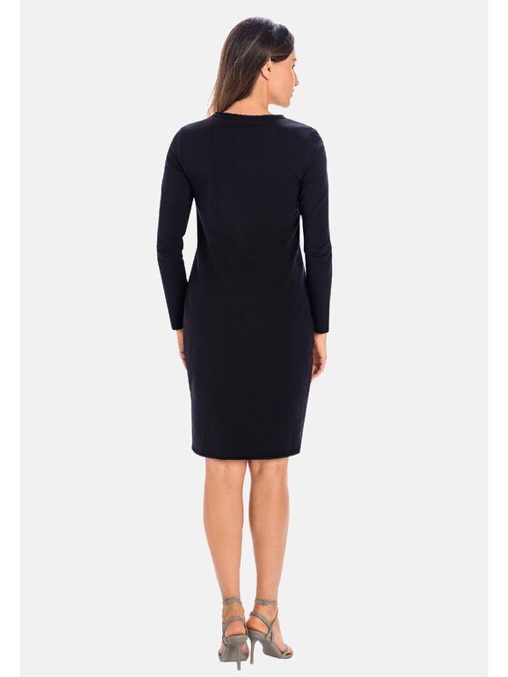 Teyli Teyli Sukienka 531 Czarny Standard Fit