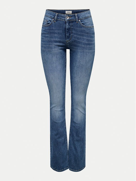 ONLY ONLY Jeans hlače Blush 15313389 Modra Flared Fit