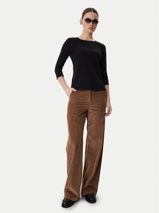 Weekend Max Mara Weekend Max Mara Blúzka Multia 2615971011 Čierna Regular Fit