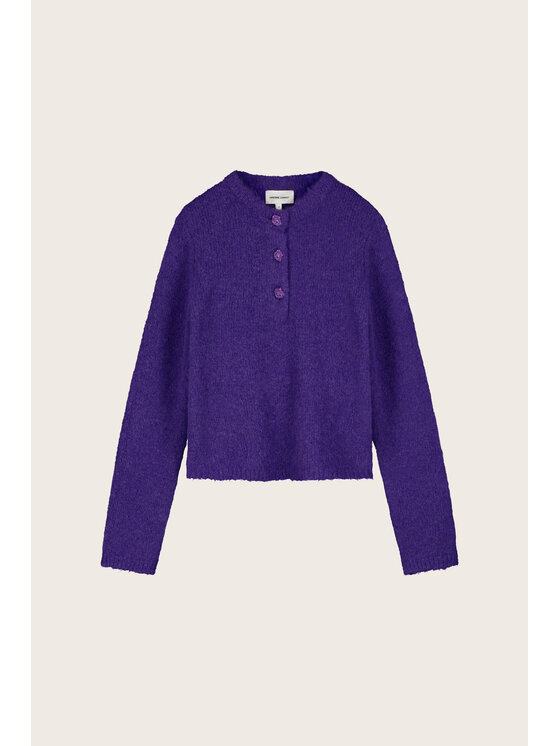 Fabienne Chapot Fabienne Chapot Sweter 6755-1857-177 Fioletowy Regular Fit